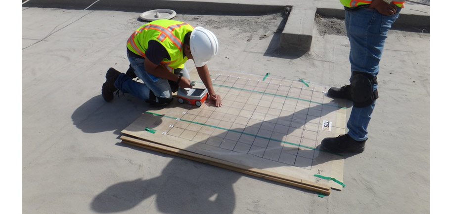Concrete scanning by TIS GPR Specialised Engineer